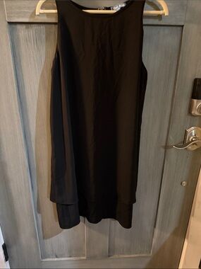 Black Asymmetrical Layered